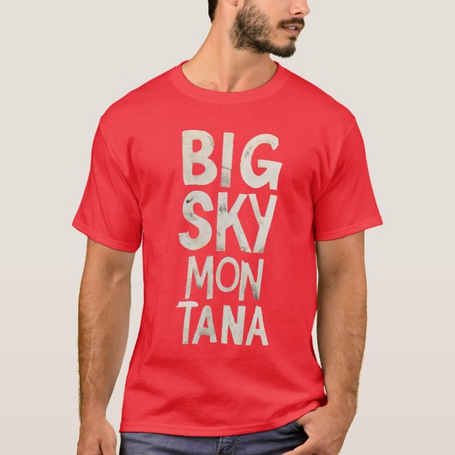Big Sky Montana T-Shirt (Front)