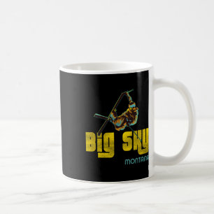 Big Sky Montana Vintage Skiing Coffee Mug