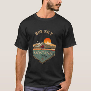 Big Sky Retro Vintage Hiking Apparel - Big Sky Sou T-Shirt