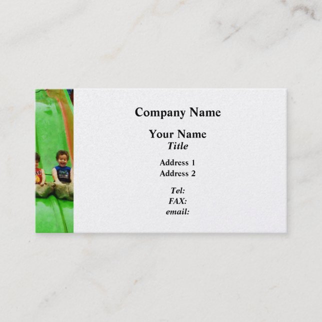 Big Slide - Platinum Business Card (Front)