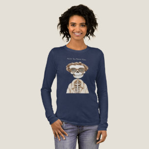 Big Smile Skeleton Glasses Nice To Meet You Tri-Blend Shirt