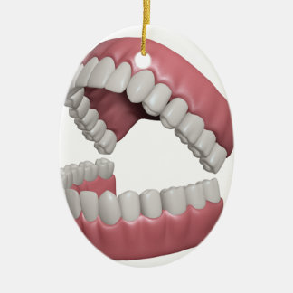 big smile teeth ceramic tree decoration