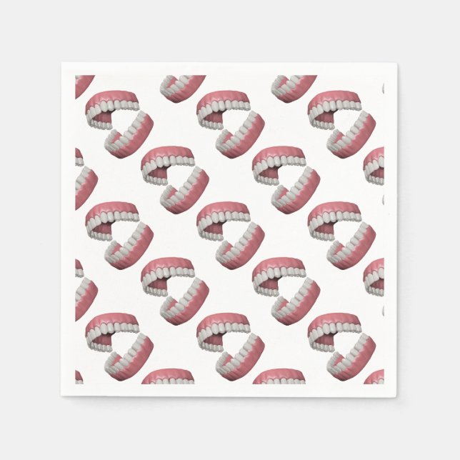 big smile teeth napkin (Front)
