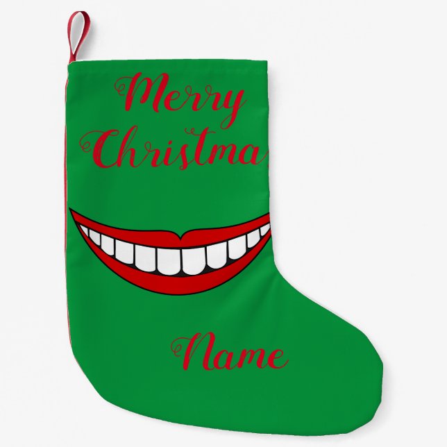 Big Smile Thunder_Cove Small Christmas Stocking (Front)