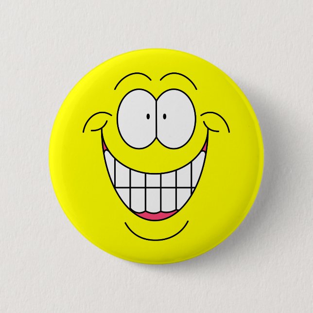 Big Smiley Face Button (Front)