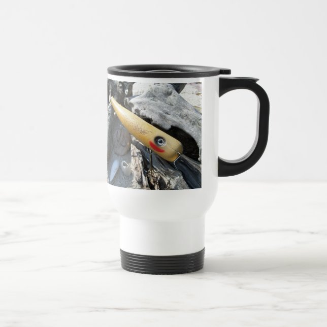 Big Snook Vintage Lure Travel Mug (Right)