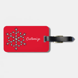 Big Snowflake Thunder_Cove Luggage Tag