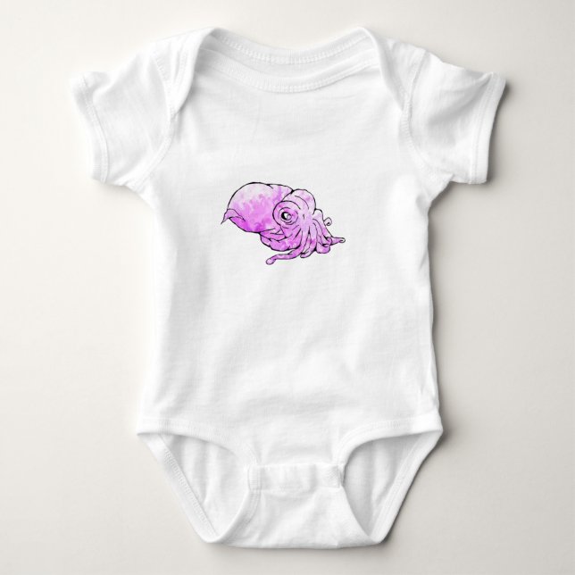 big squid baby bodysuit (Front)