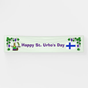 Big St. Urho's Day Party Banner Indoor or Outdoor