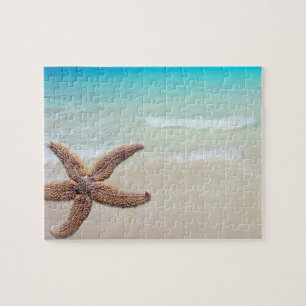 Big Starfish Beach Scene Jigsaw Puzzle