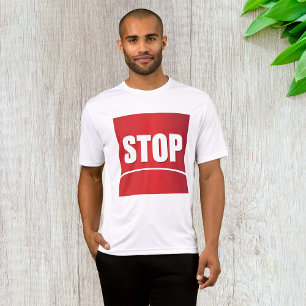 Big Stop Sign Mens Active T-Shirt