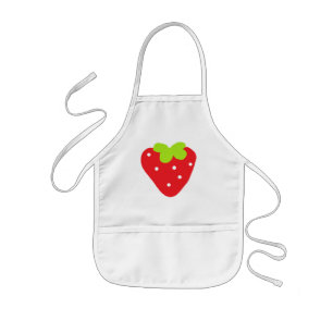 Big Strawberry Kids Apron