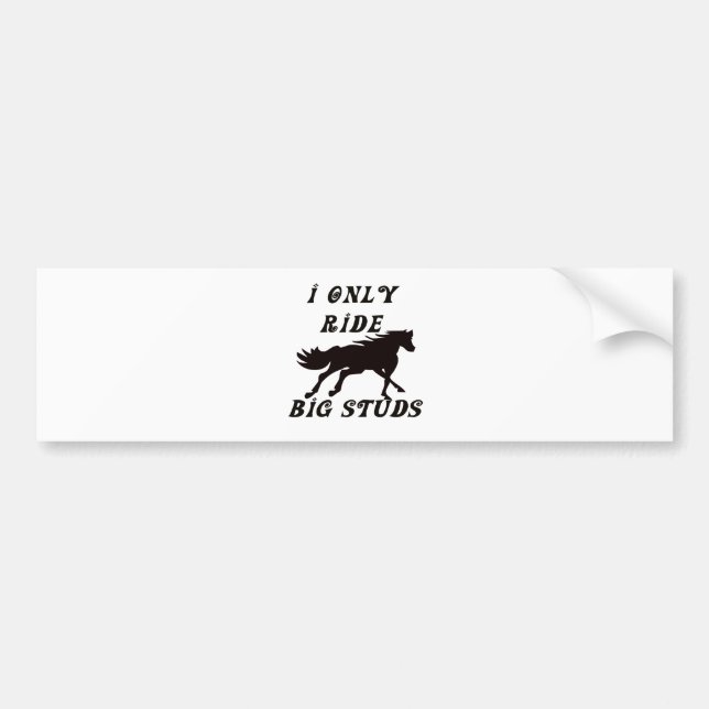 Big Studs Bumper Sticker (Front)
