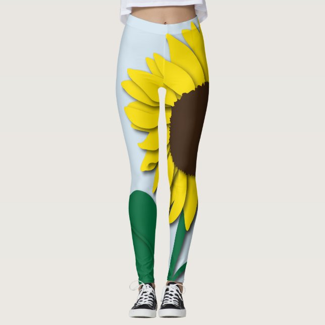 Big Sunflower Leggings (Front)