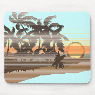 Big Sunset Brown Mousepad