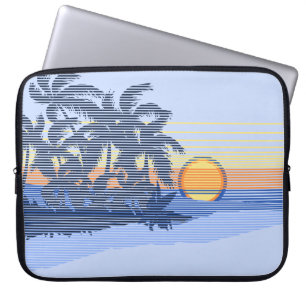 Big Sunset Hawaiian Neoprene Wetsuit Laptop Sleeve