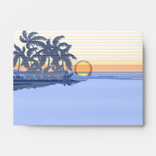 Big Sunset Hawaiian Stationary Envelopes