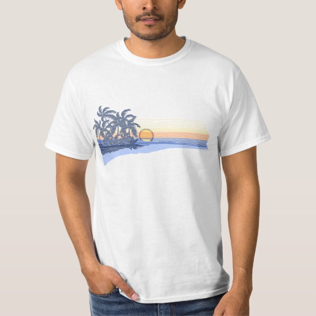 Big Sunset Mens Tee (Front)