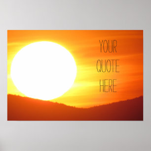 Big Sunset Poster