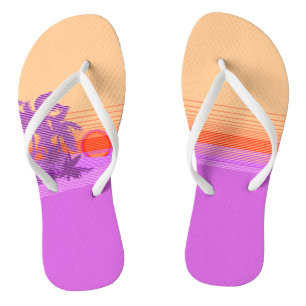 Big Sunset Stripe Hawaiian Surfers Jandals