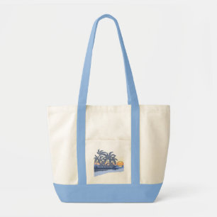 Big Sunset Tote Bags