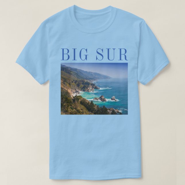 Big Sur California Coast T-Shirt (Design Front)