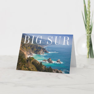 Big Sur California Coast   Thank You Card