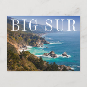 Big Sur California Coast   Thank You Postcard