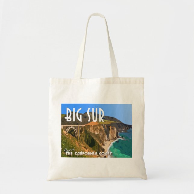 Big Sur California Pacific Coast Highway Tote Bag (Front)