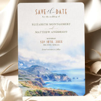 Big Sur California Save the Date