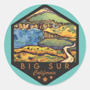 Big Sur California Stickers