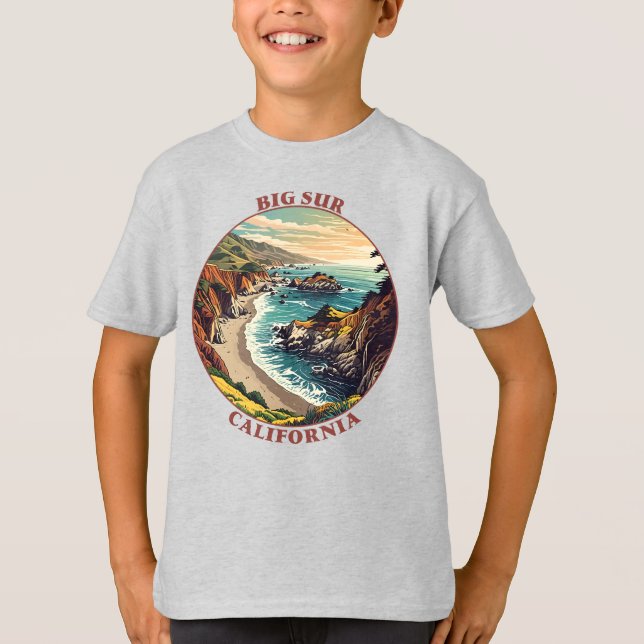 Big Sur California USA T-Shirt (Front)