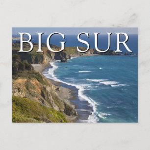 Big Sur Coastline California Thank You Postcard