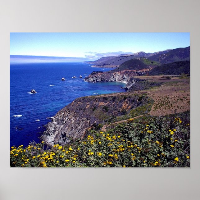 Big Sur Coastline Poster (Front)