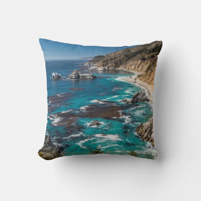 Big Sur Coastline,West Coast,Pacific Coast Cushion (Front)