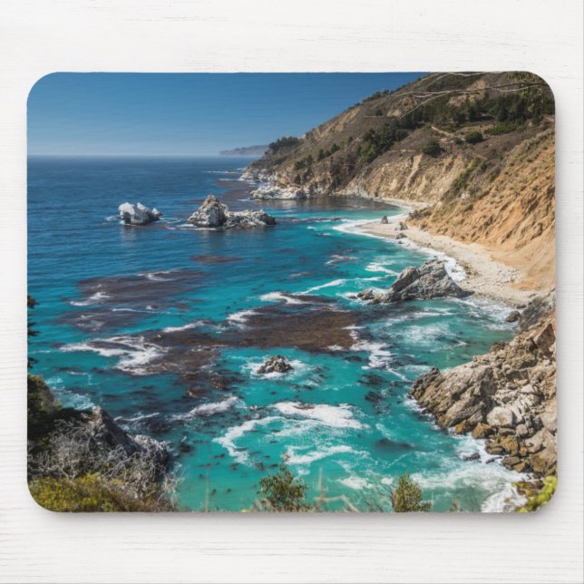Big Sur Coastline,West Coast,Pacific Coast Mouse Pad (Front)
