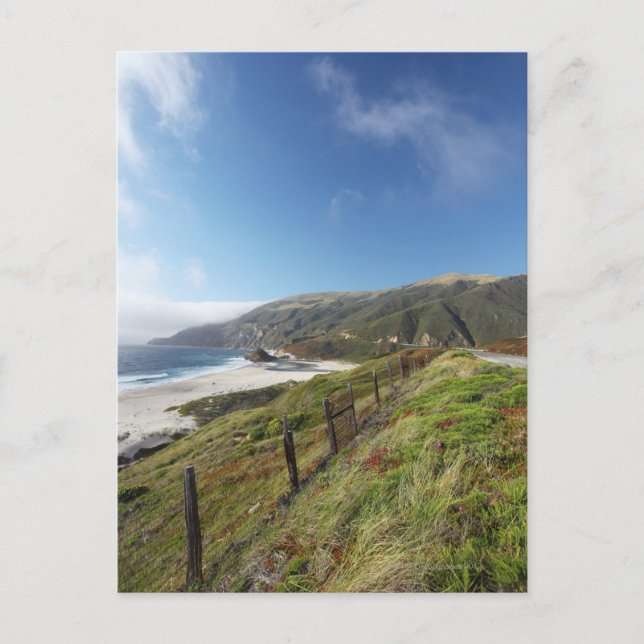 Big Sur perfection where the mountains roll Postcard (Front)