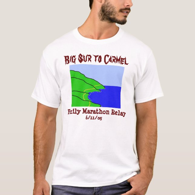 Big Sur to Carmel Relay T-Shirt (Front)