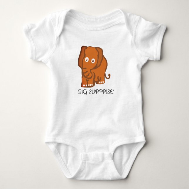 Big Surprise Baby Bodysuit (Front)