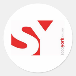 Big SY Classic Round Sticker