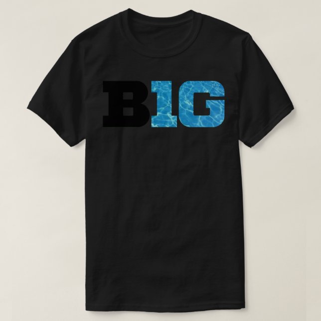 BIG TEN Conference Light Logo  Sticker T-Shirt (Design Front)