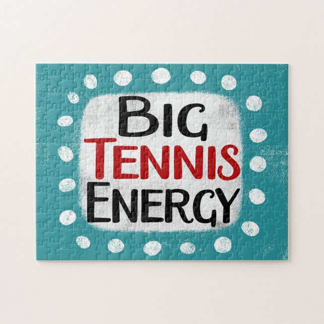 Big Tennis Energy Jigsaw Puzzle (Horizontal)