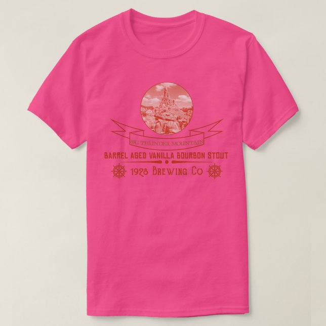 Big Thunder Mountain Railroad Stout T T-Shirt (Design Front)