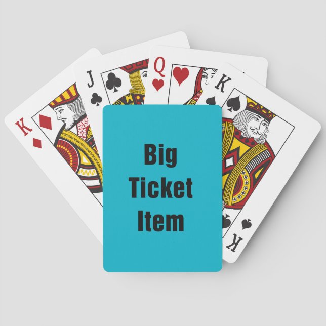 Big Ticket Item Playing Cards (Back)