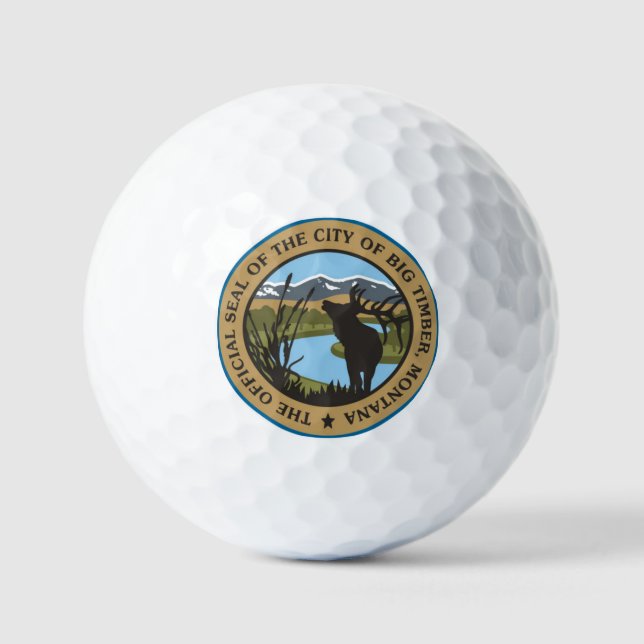 BIG TIMBER MONTANA GOLF BALLS (Front)