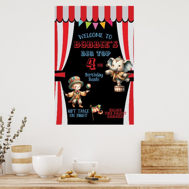 Big Top Circus Poster (Kitchen)