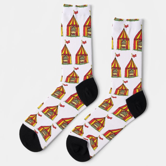 Big Top Circus Tent Socks (Left)