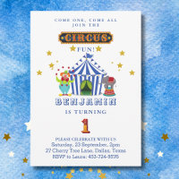 Big Top Come One Come All Circus 1st Birthday