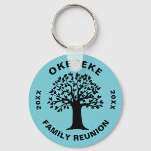 Big Tree Family Reunion Souvenir Keepsake Gift Key Ring