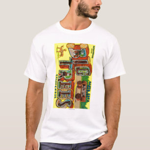 Big Trees, California - Large Letter Scenes T-Shirt